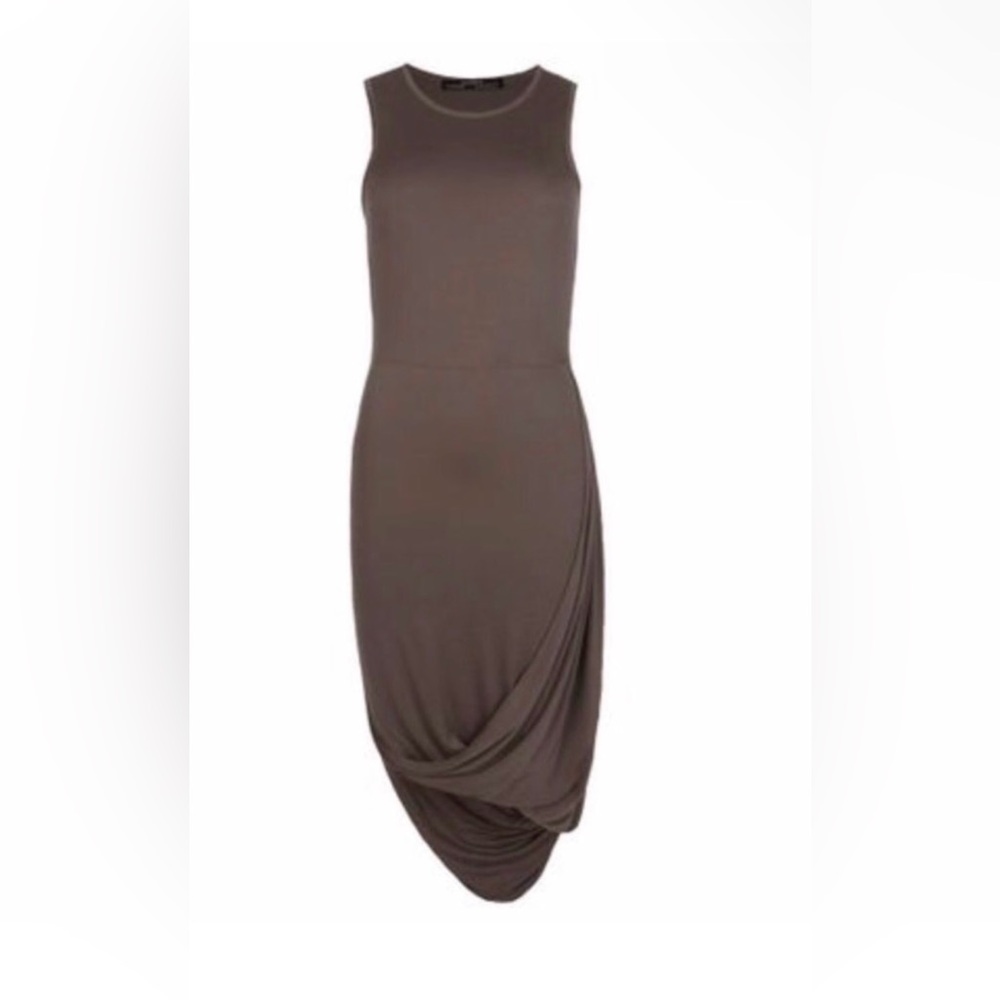 AllSaints Asymmetrical Drape Dress